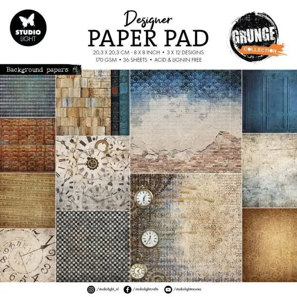 Grunge Collection - Paper Pad - Backgrounds 1