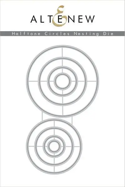 Halftone Circles Nesting Die Set 1
