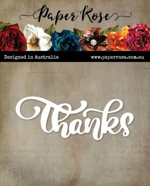 Hand Lettered Thanks Die 1