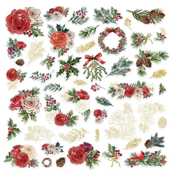 Handmade Holidays Collection - Handmade Holidays Floral Die Cuts 1