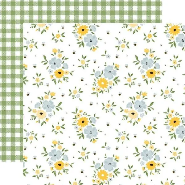 Happy As Can Bee - Happy Bees Floral 1