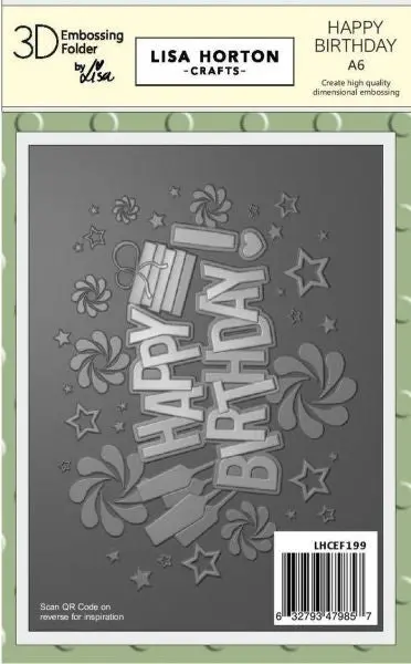 Happy Birthday - Embossing Folder 1