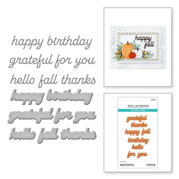 Happy Fall Sentiments - Dies 1