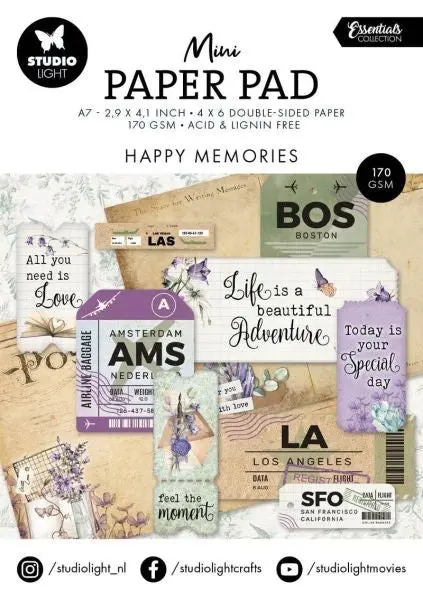 Happy Memories Essentials - Mini Paper Pad 1