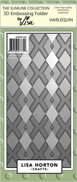 Harlequin - Slimline 3D Embossing Folder 1