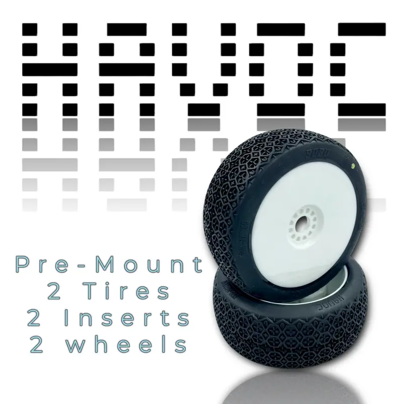 Havoc 8Th Scale Buggy Pre-Mount White 1