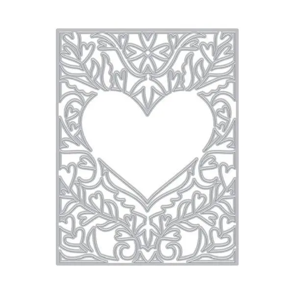 Heart Flourish Cover Plate Die 1