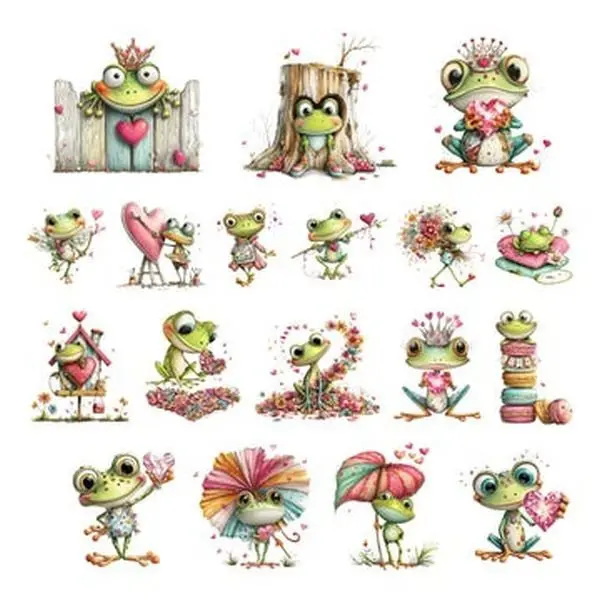 Heart Frogs - Ephemera 1
