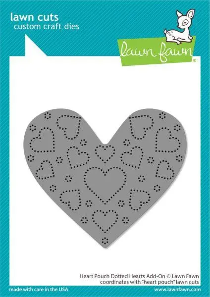 Heart Pouch Dotted Hearts Add-On Die 1