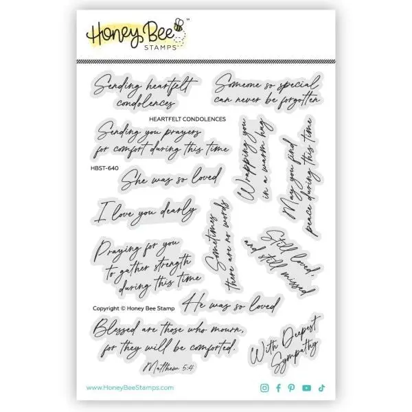 Heartfelt Condolences - Clear Stamps 1
