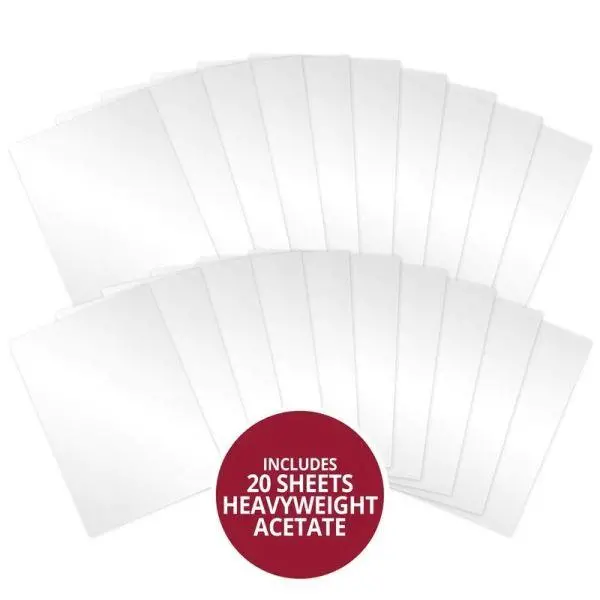 Heavyweight Clear Acetate - A4 Size 1