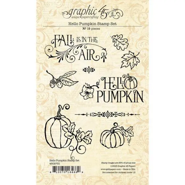 Hello Pumpkin - Clear Stamps 1