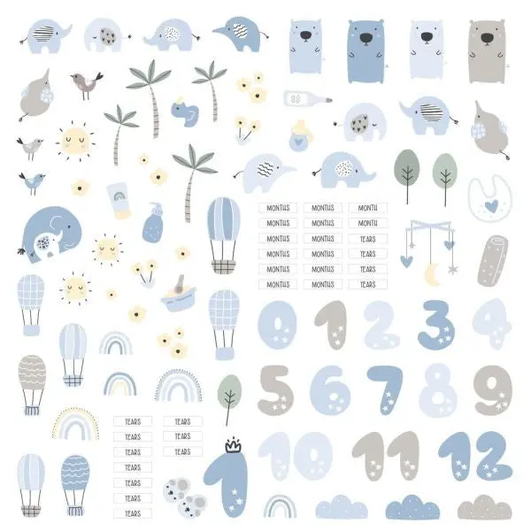 Hello Sweet Boy - Die Cut Ephemera 1