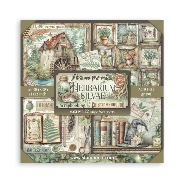 Herbarium Silvae - 12X12 Maxi Paper Collection 1