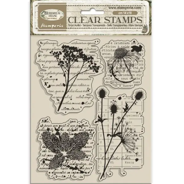Herbarium Silvae - Clear Stamps - Botanic 1