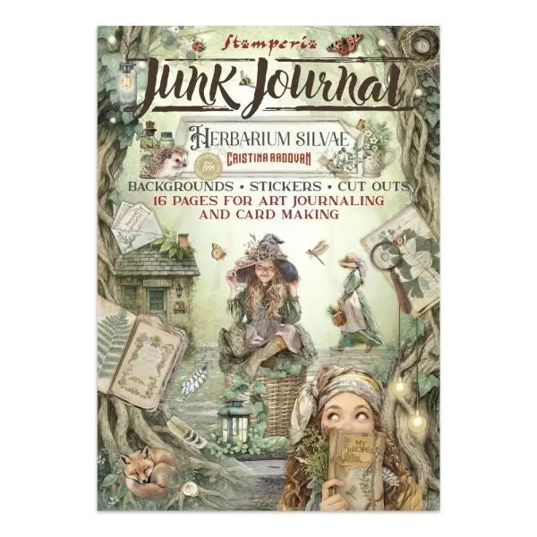 Herbarium Silvae - Junk Journal Backgrounds, Stickers & Cut Outs 1