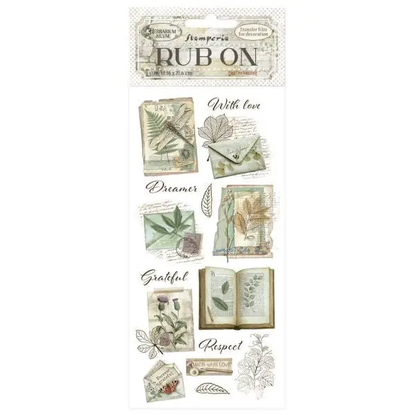 Herbarium Silvae - Rub Ons - Botanical Books 1