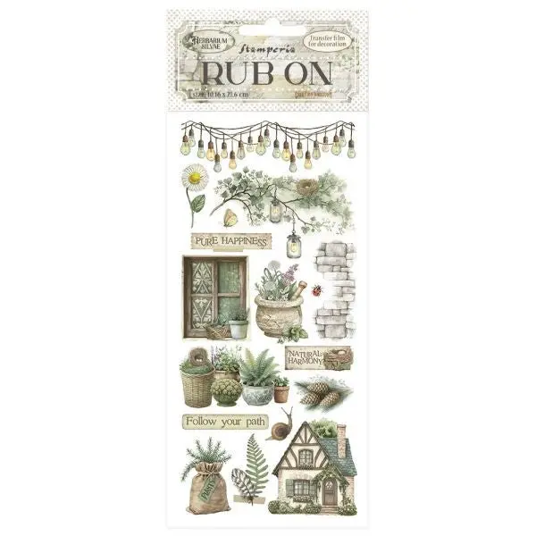 Herbarium Silvae - Rub Ons - Cottage 1