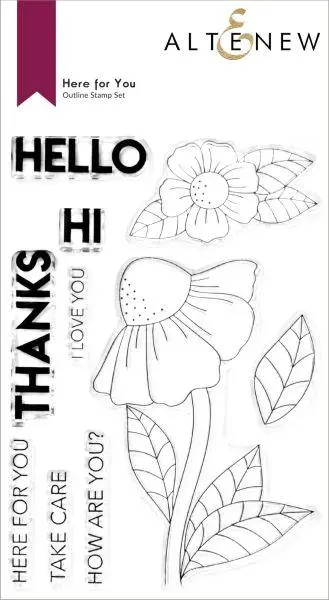 Here For You - Clear Stamp Set 1