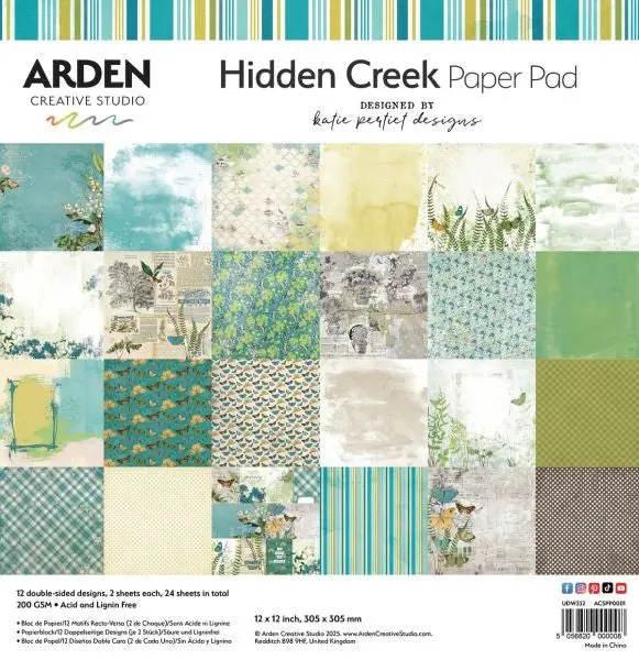 Hidden Creek - 12X12 Paper Pad 1
