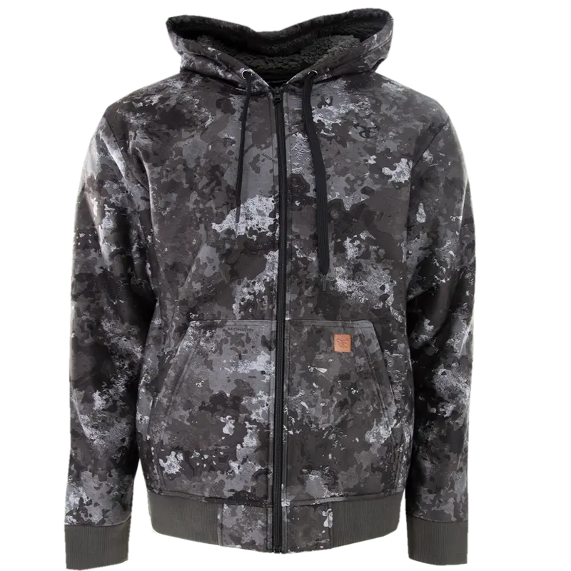 High Pile Fleece Full Zip Hoodie - Midnight 1