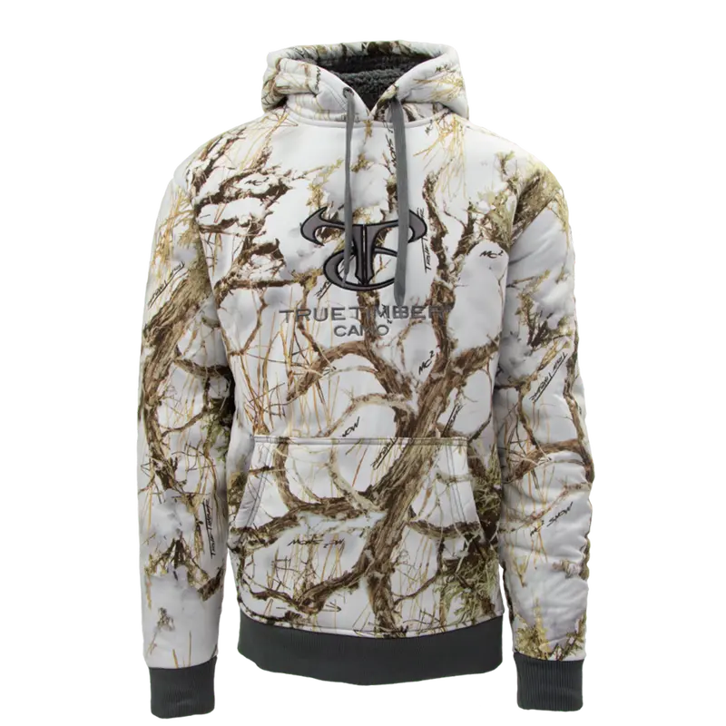 High Pile Fleece Hoodie With Truetimber Logo- Mc2 Snow 1