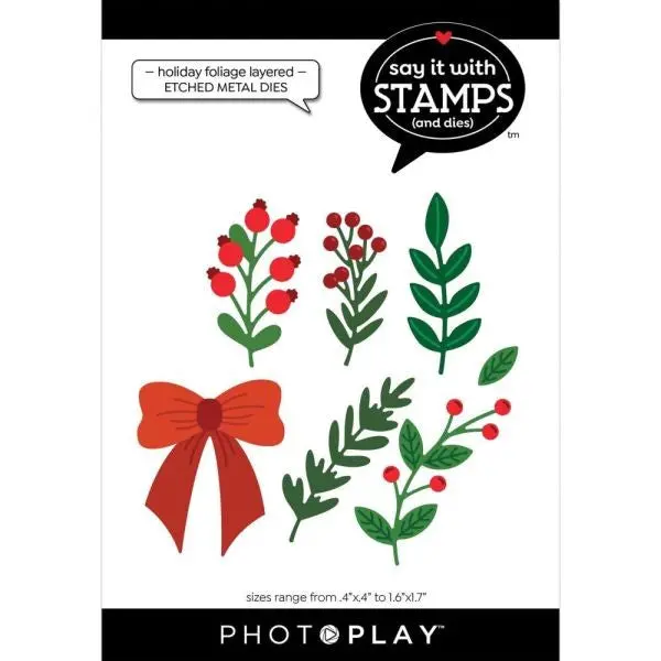 Holiday Foliage Layered Dies 1