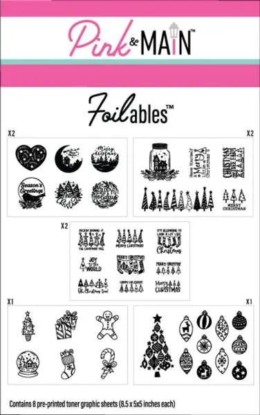 Holiday Icons - Foilable Kit 1