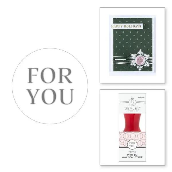 Holiday Magic Collection - For You Mini 3D Wax Seal 1