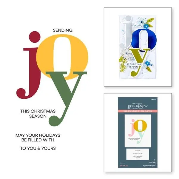 Home For The Holidays Collection - Coler Mix Joy Registration Press Plates 1