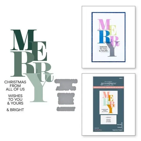 Home For The Holidays Collection - Coler Mix Merry Registration Press Plates 1