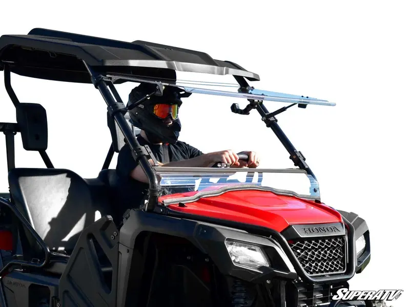 Honda Pioneer 500 Scratch Resistant Flip Windshield 1