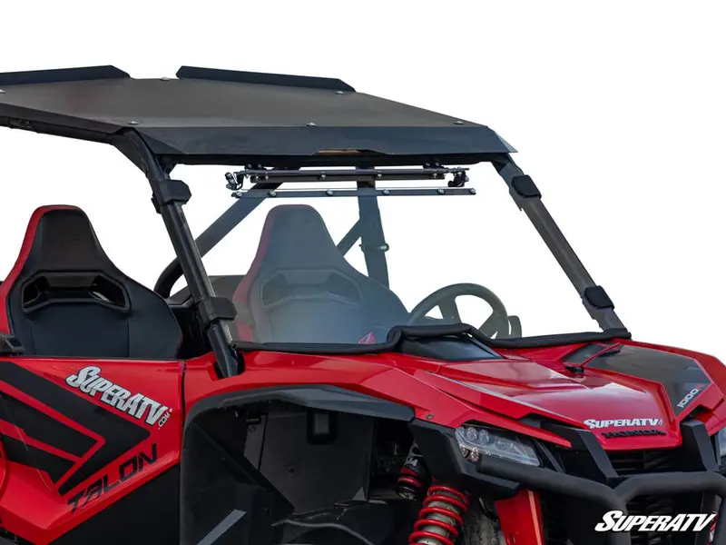 Honda Talon 1000R Scratch-Resistant Vented Full Windshield 1
