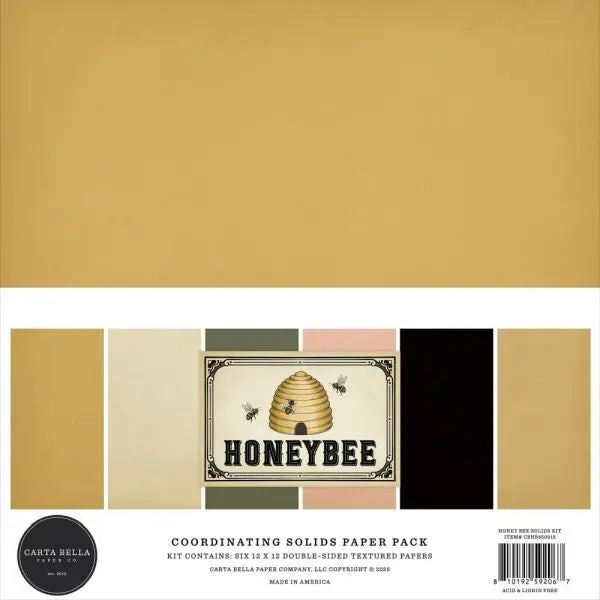 Honey Bee - 12X12 Collection Pack - Solids 1