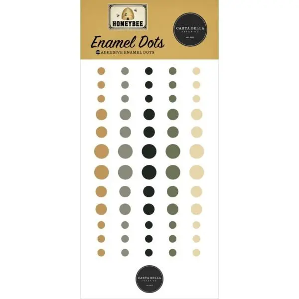 Honey Bee - Enamel Dots 1