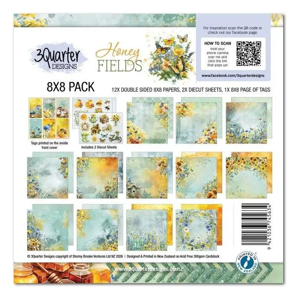 Honey Fields - 8X8 Collection Pack 1