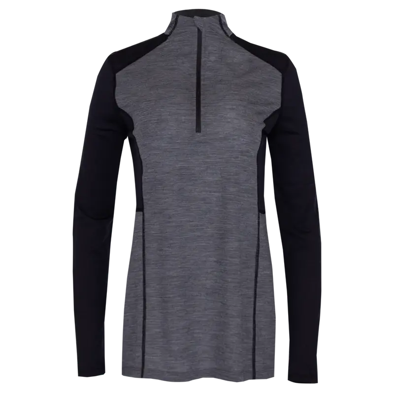 Hot Chillys Women Clima-Wool Merino Zip-T 1