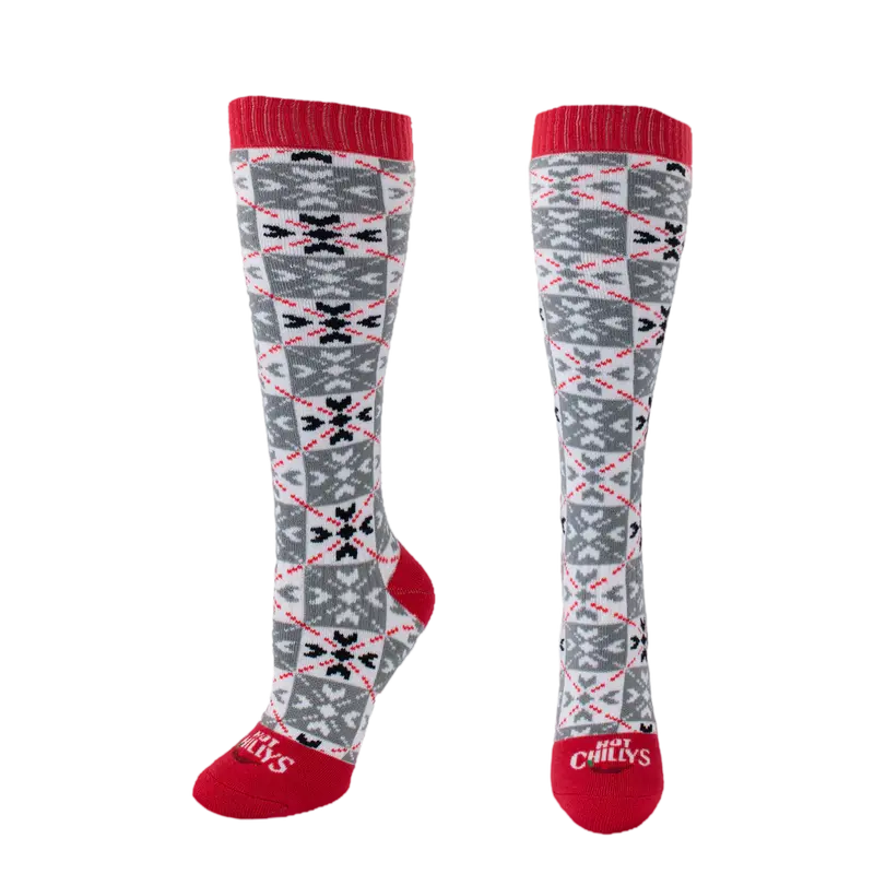 Hot Chillys Women Modern Nordic Mid Volume Sock 1