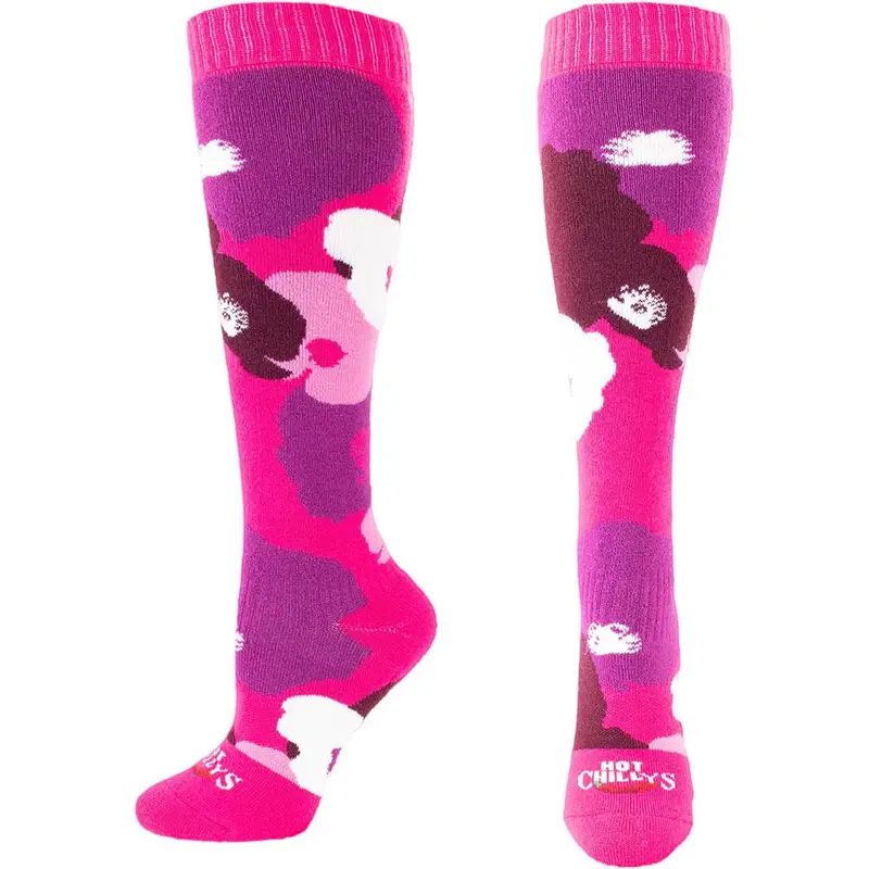 Hot Chillys Women Poppies Mid Volume Sock 1