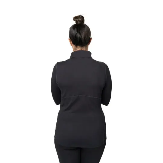 Hot Chillys Women's Clima-Tek Zip T Midweight Relaxed Fit Base Layer 1