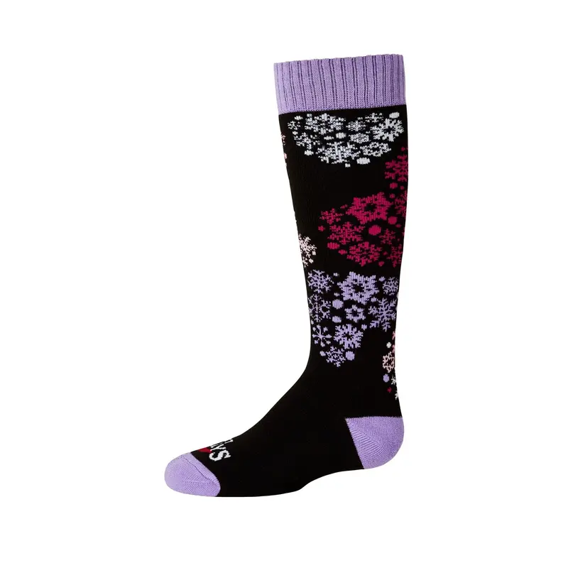 Hot Chillys Youth Heart Flurry Mid Volume Sock 1