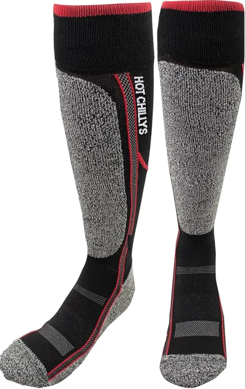 Hot Chillys Youth Low-Volume Merino Socks for Active Kids and Winter Sports