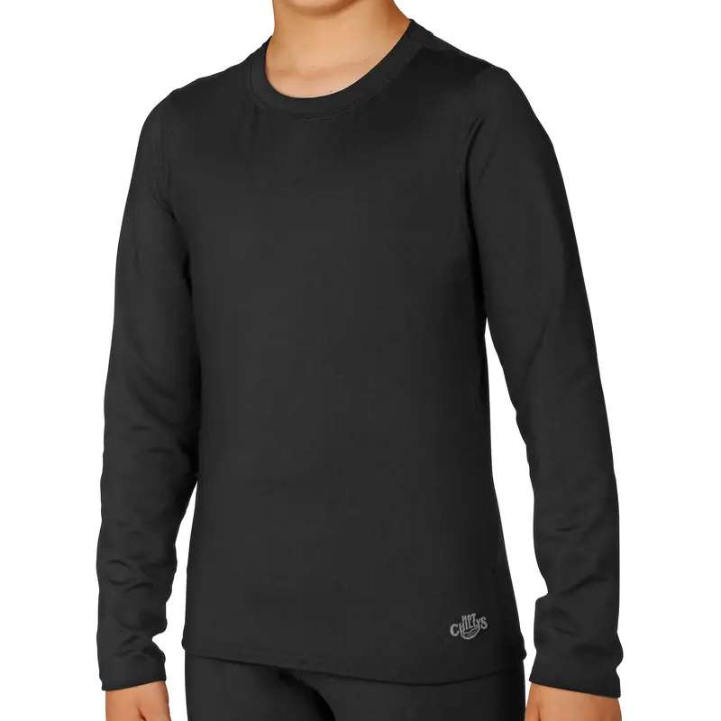 Hot Chillys Youth Micro-Elite Chamois Crewneck 1