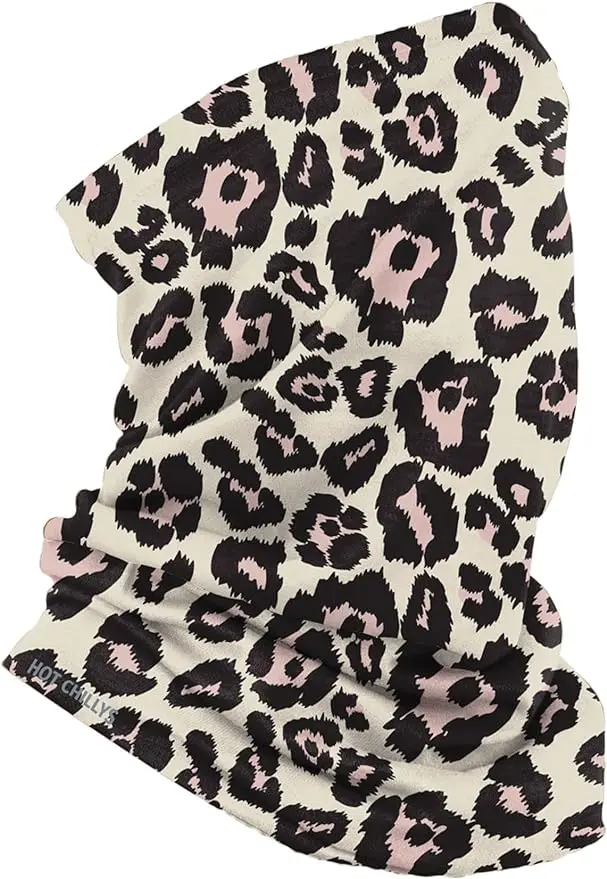 Hot Chillys Youth Micro Elite Chamois Print Neck Gaiter – Soft Thermal Tube Scarf