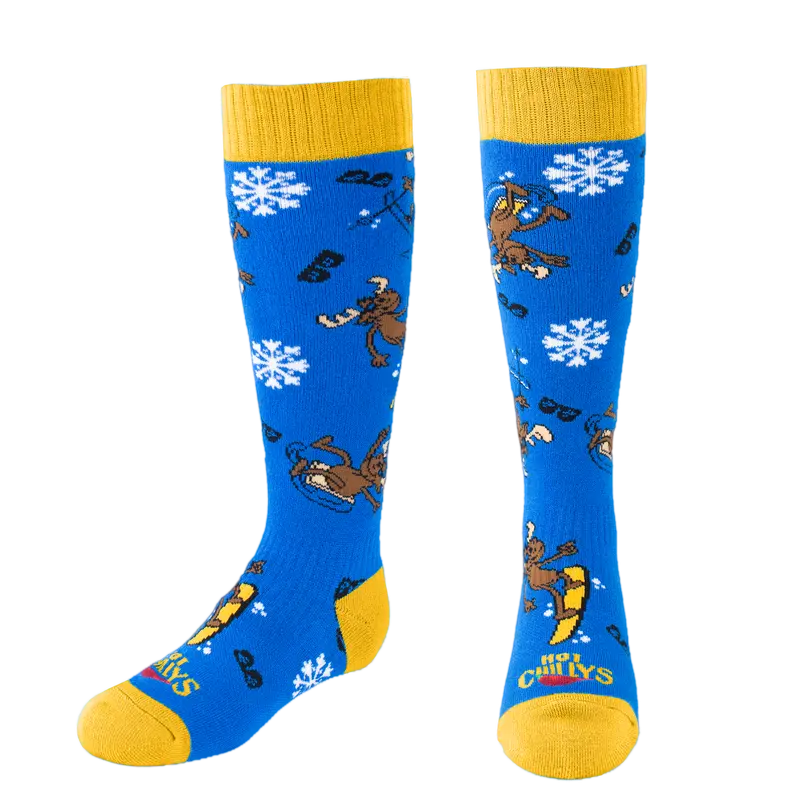 Hot Chillys Youth Moose Mid Volume Sock 1