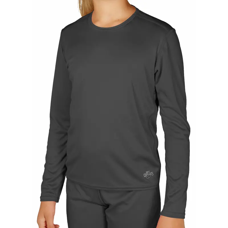 Hot Chillys Youth Peachskins Crewneck – Soft, Comfortable Kids’ Base Layer Top