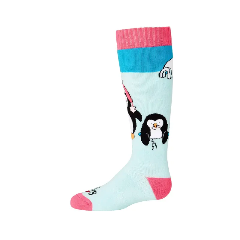 Hot Chillys Youth Penguins Mid Volume Sock 1