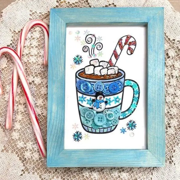 Hot Cocoa Frame Diy Craft Kit 1