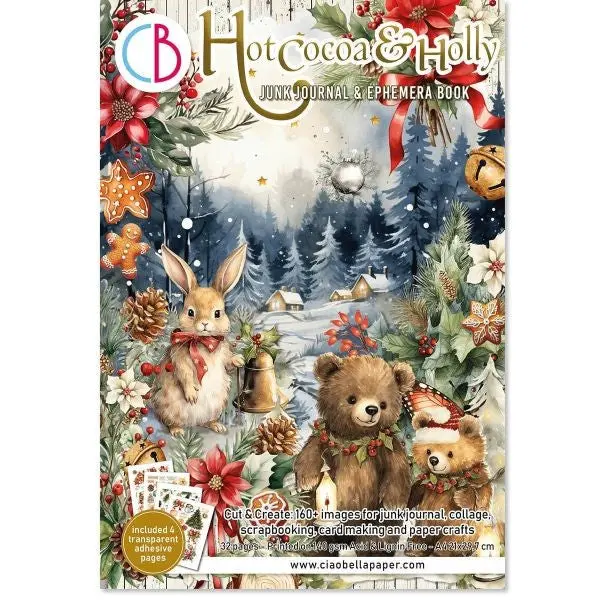 Hot Cocoa & Holly Junk Journal Ephemera Book 1