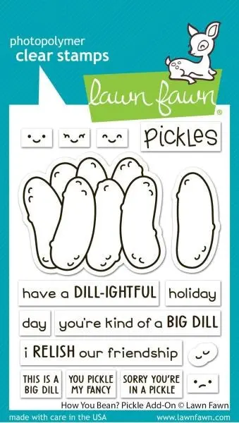 How You Bean?  Pickle Add On - Clear Stamps 1